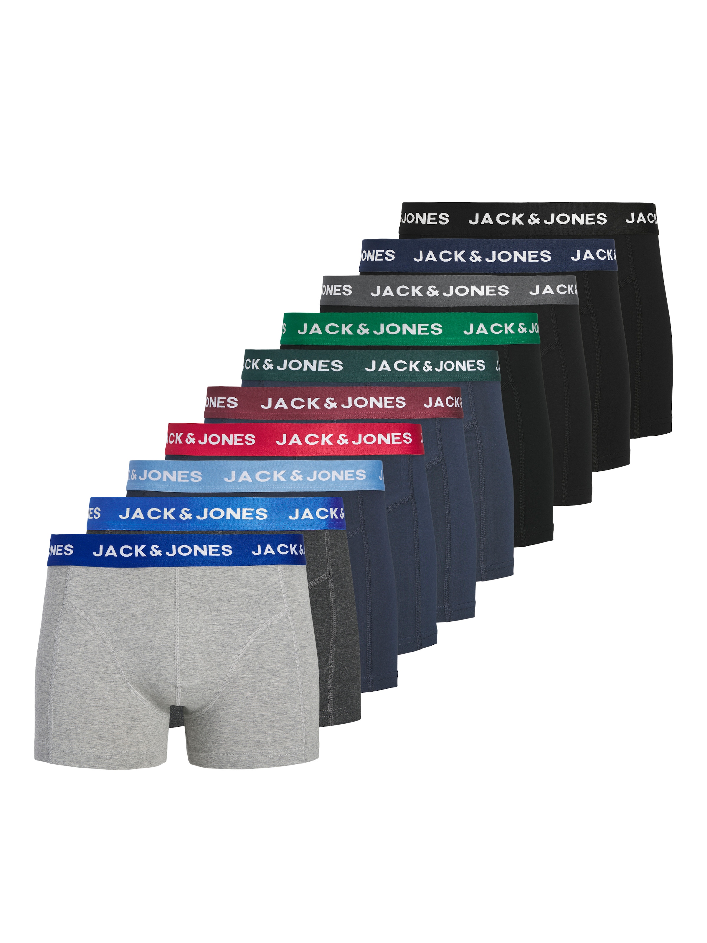 JACK & JONES - Boxers 'JACSOLID' em azul: frente