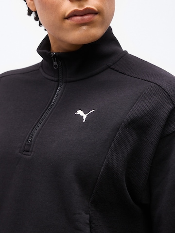 PUMASportska sweater majica 'Class' - crna boja