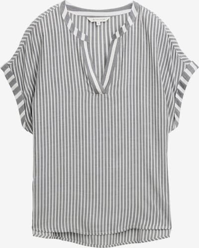 TOM TAILOR Pusero värissä savunsininen / valkoinen, Tuotenäkymä