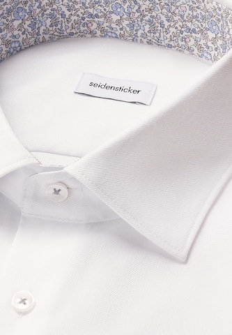 Coupe regular Chemise business SEIDENSTICKER en blanc