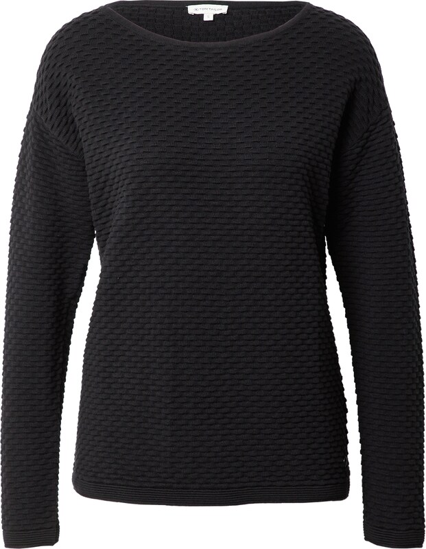 TOM TAILOR Pullover in Schwarz NS6763 TOM TAILOR Pullover in Schwarz NS6763