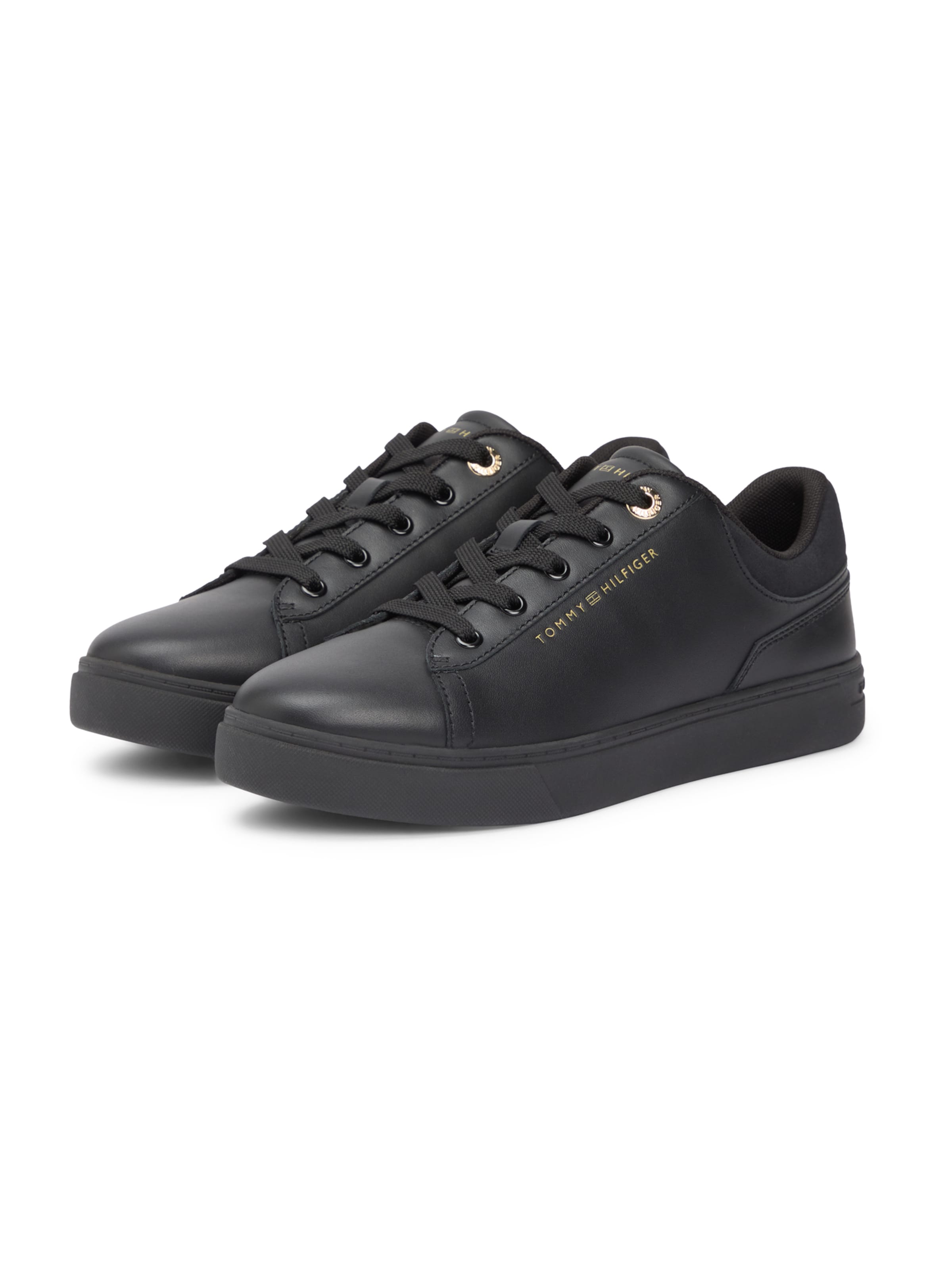 Sneaker low de la TOMMY HILFIGER pe negru