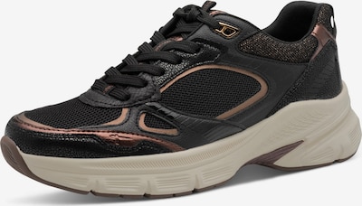 Sneaker low Tamaris pe bronz / negru, Vizualizare produs