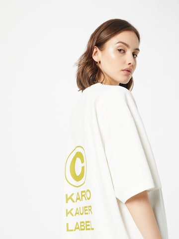 Karo Kauer Oversized tričko – béžová