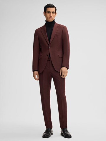 STRELLSON Slim fit Business-colbert 'Alzer ' in Rood