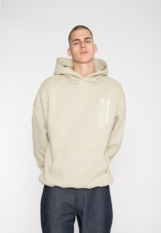Multiply Apparel Μπλούζα φούτερ 'Wanted' σε μπεζ