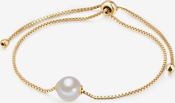Valero Pearls Bracelet in Gold: front
