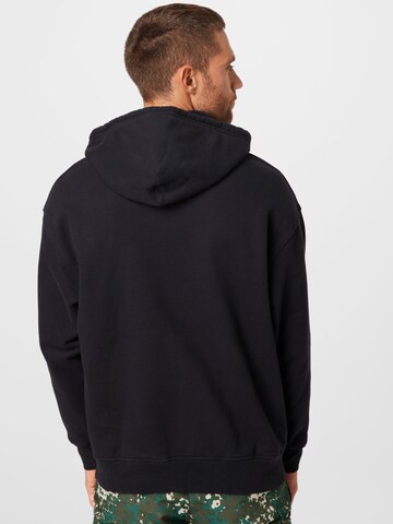 LEVI'S ® Средняя посадка Свитшот 'Relaxed Graphic Hoodie' в Черный