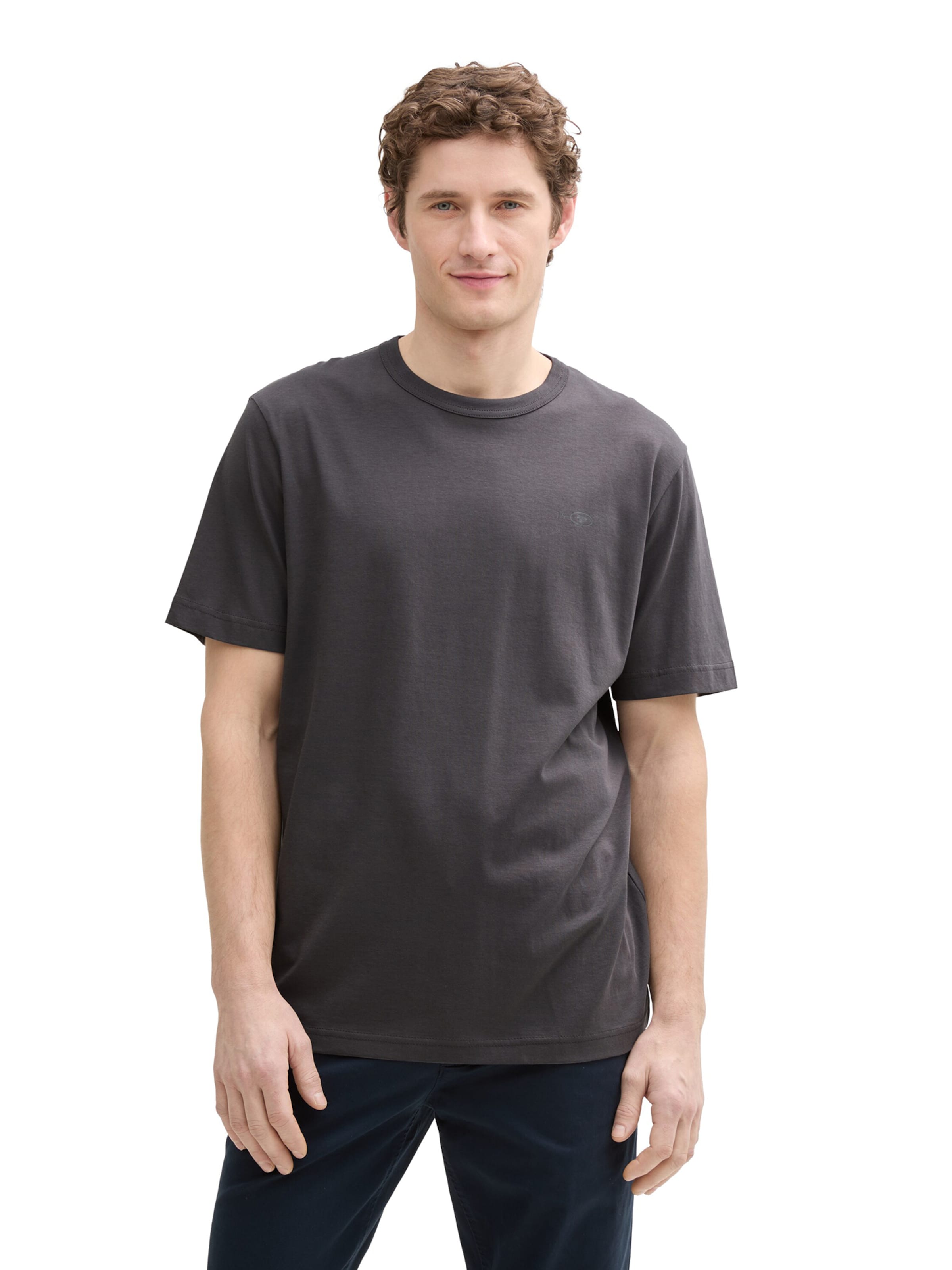 zils TOM TAILOR T-Krekls: no priekšpuses