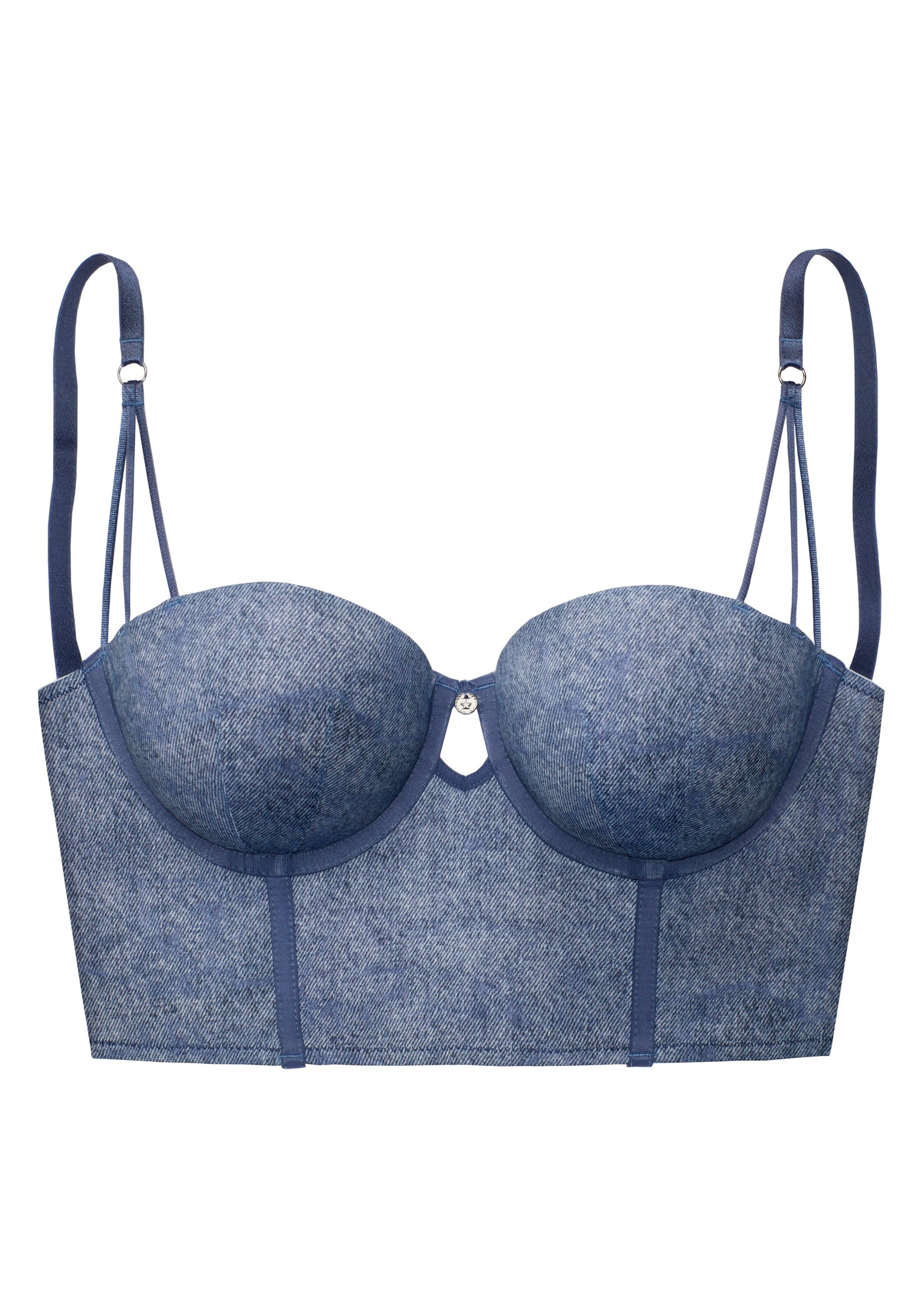 VIVANCE Corsage in Blue: front