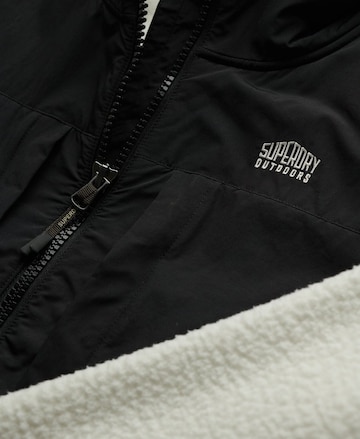Superdry & Co Fleece jacket in Black