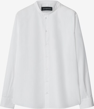 Adolfo Dominguez Regular fit Button Up Shirt in White: front