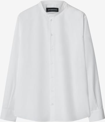 Adolfo Dominguez Regular fit Button Up Shirt in White: front