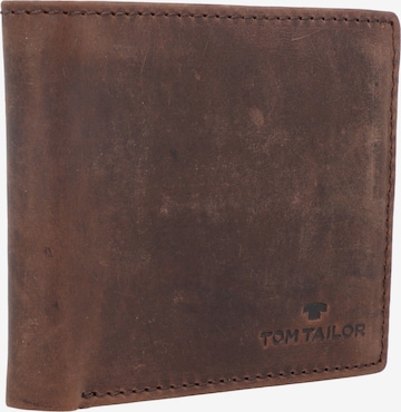 TOM TAILOR Wallet 'Ron' in Brown