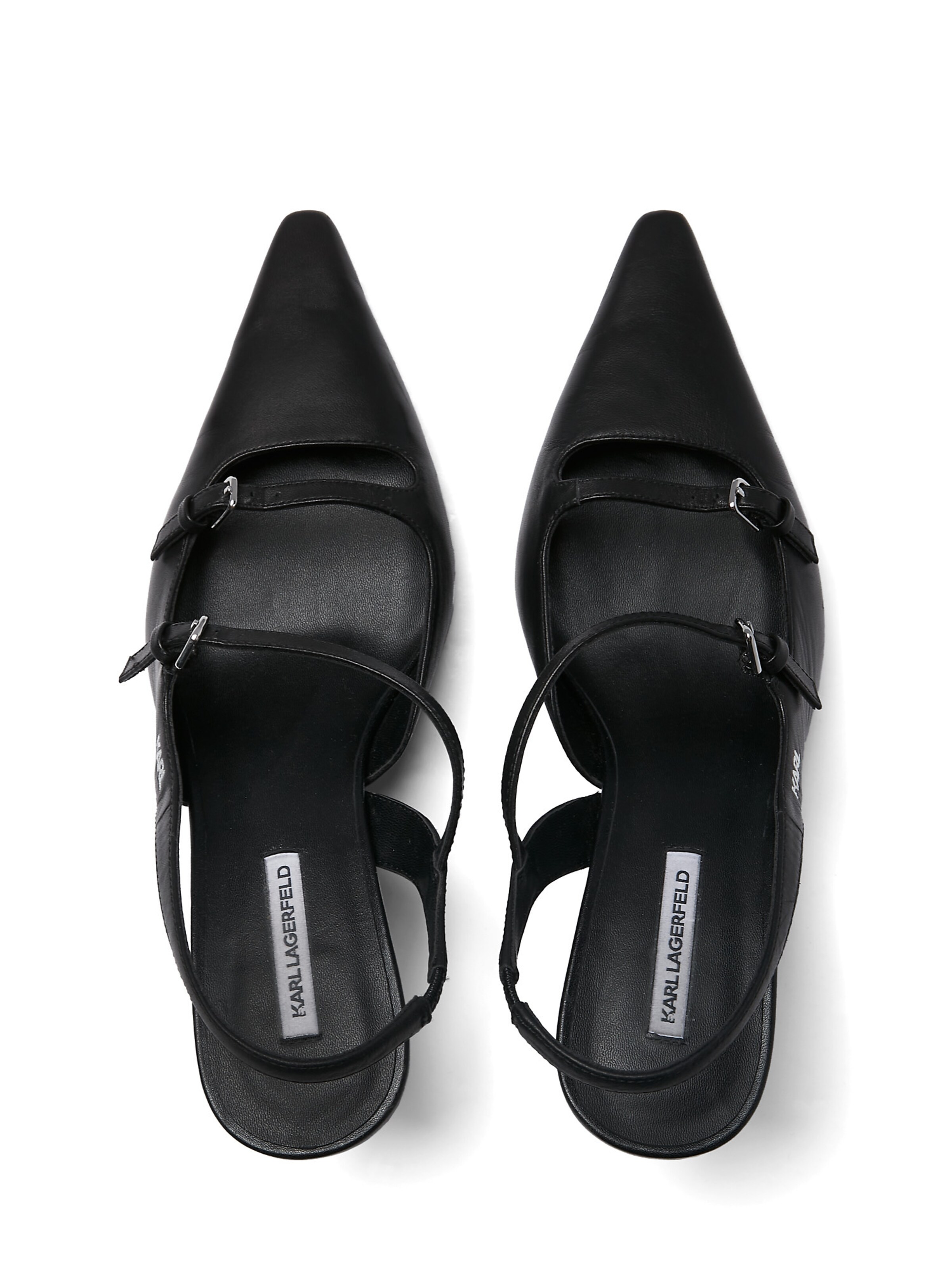 Karl Lagerfeld Лодочки с открытой пяткой 'Karmel' в Черный