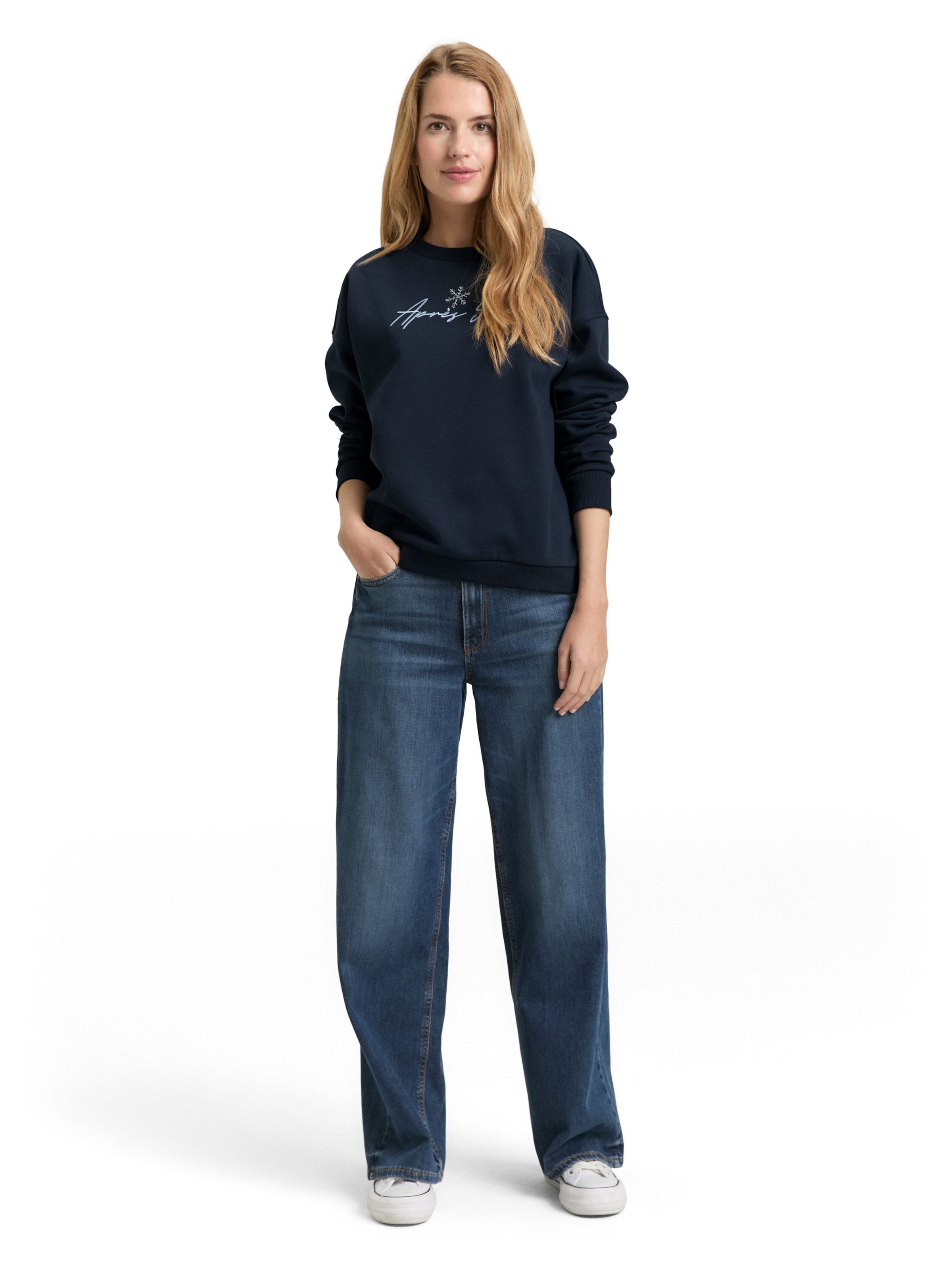 Sweat-shirt TOM TAILOR en bleu