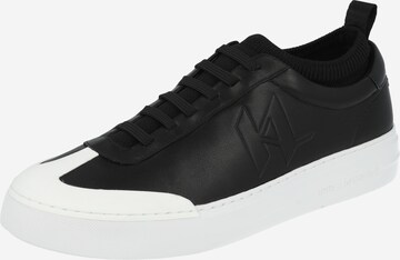 Karl Lagerfeld - Zapatillas deportivas bajas en negro: frente