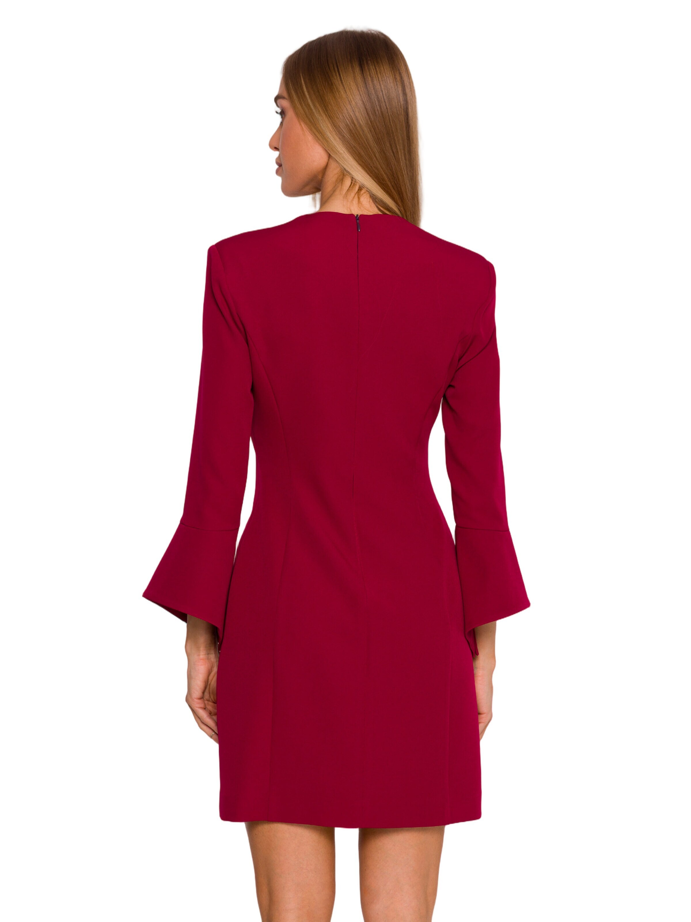 Rochie 'Sukienka z szerokimi mankietami' de la made of emotion pe roșu