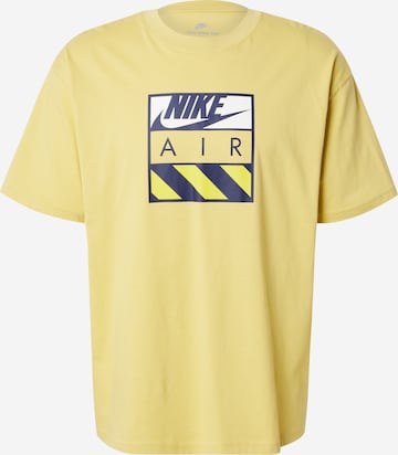 Nike Sportswear Футболка 'AIR' в Желтый: спереди