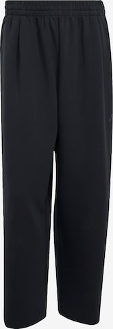 Loosefit Pantaloni sportivi 'Soft Lux' di ADIDAS SPORTSWEAR in nero: frontale