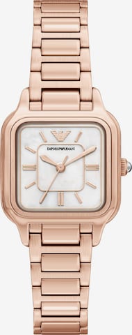 Emporio Armani Analog watch in Pink: front