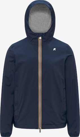 Veste mi-saison K-Way en bleu : devant