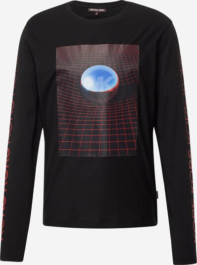 Tricou 'GRAVITY' Michael Kors pe turcoaz / roșu / negru, Vizualizare produs