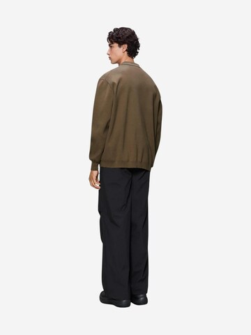 RAINS - Jersey 'Long Sleeve Polo 10410' en marrón