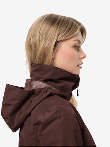 Veste outdoor 'STORMY POINT' JACK WOLFSKIN en marron