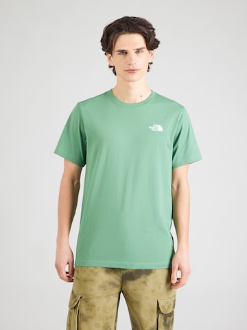 THE NORTH FACE Тениска 'EVOLUTION BOX NSE' в зелено
