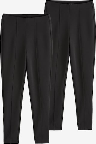 Skinny Leggings de la Next pe negru: față