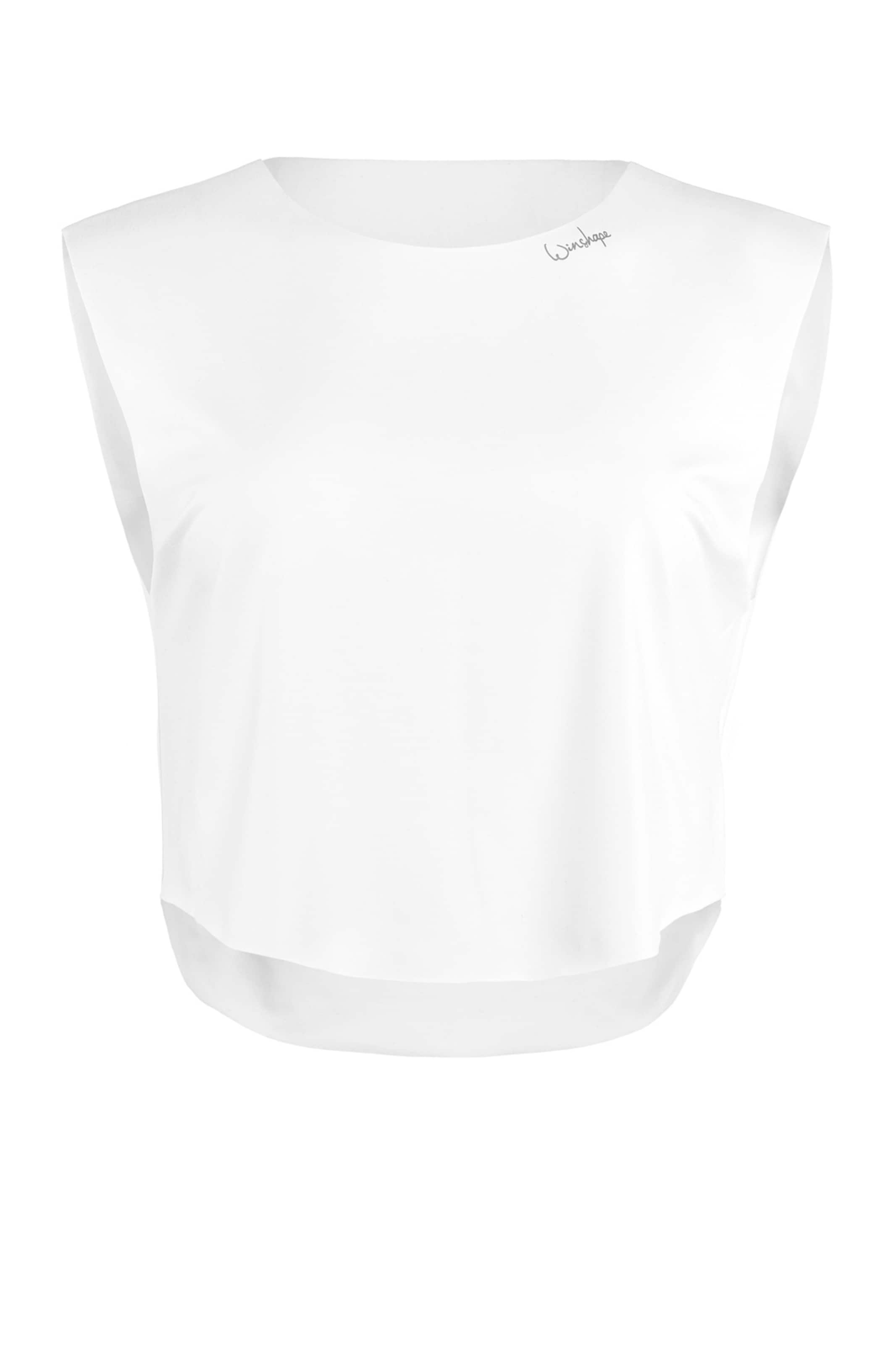 Winshape Športni top 'AET115LS' | bela barva: sprednja stran