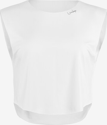 Winshape Sports top 'AET115LS' in White: front