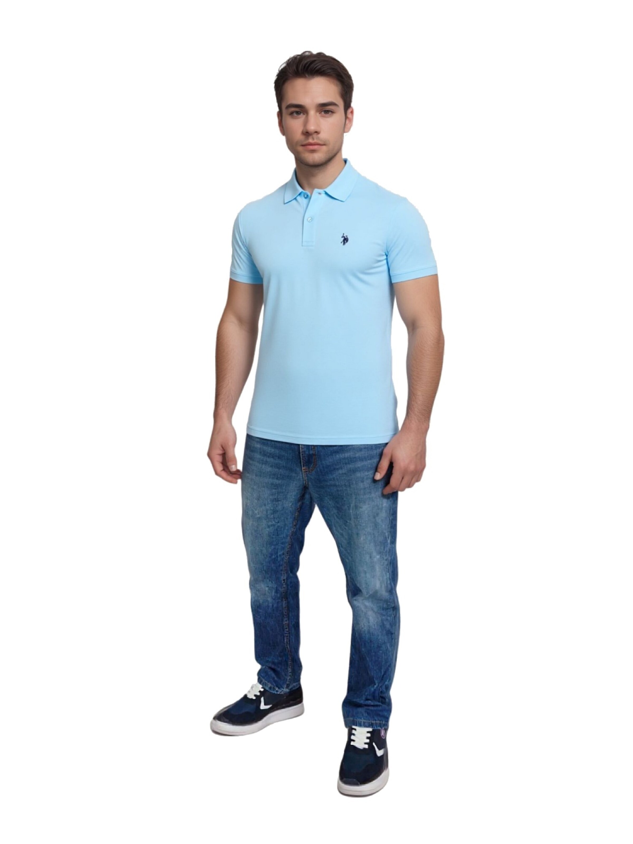 T-Shirt U.S. POLO ASSN. en bleu