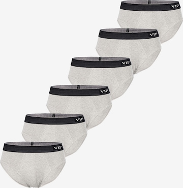 Slip ' Premium Jersey Stretch ' VIP en gris : devant
