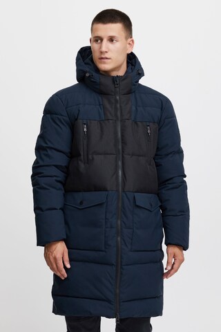 INDICODE JEANS Winter Jacket 'Flik' in Blue: front