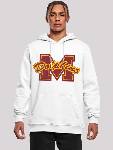 F4NT4STIC Sweatshirt 'Sex Education M Dolphins Netflix TV Series' in White: front