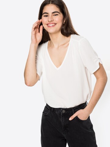 ESPRIT - Blusa en blanco: frente