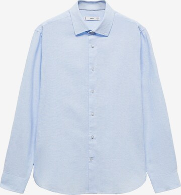 MANGO MAN Regular fit Button Up Shirt 'Emma' in Blue: front