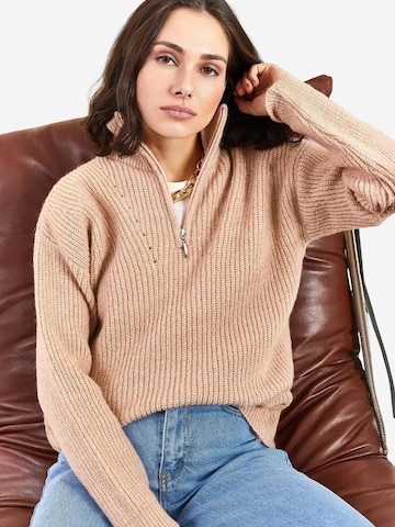 Bianco Lucci - Pullover 'Pullover' em rosa: frente