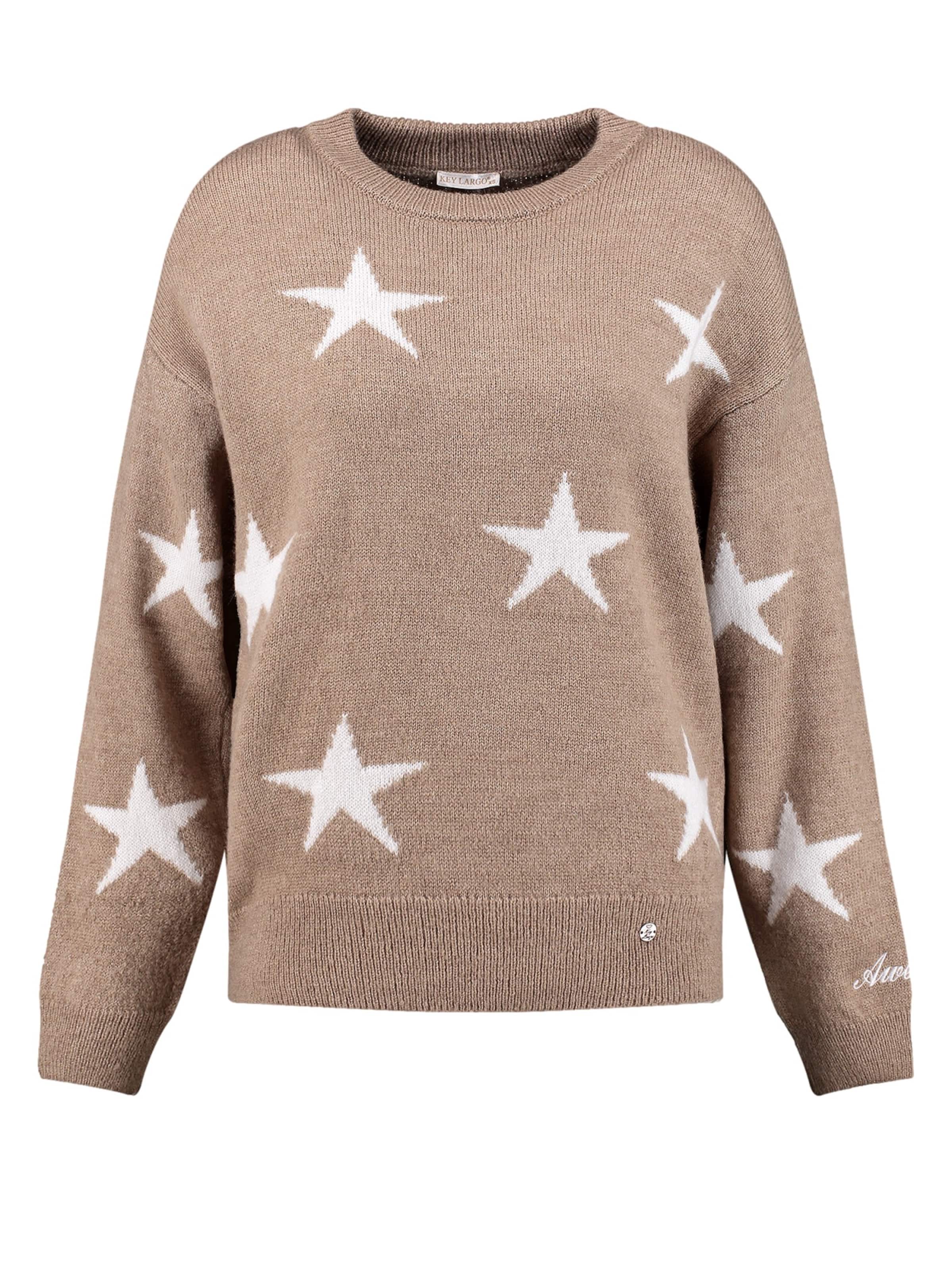 Key Largo Pullover 'TWINKLE' in hellbraun, Produktansicht