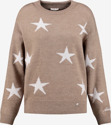 Key Largo Pullover 'TWINKLE' in Braun: Vorderseite