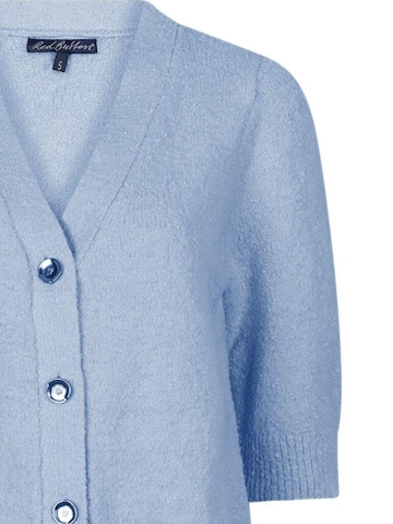 Red Button Gebreid vest 'Red Button Popcorn vest L.blau' in Blauw