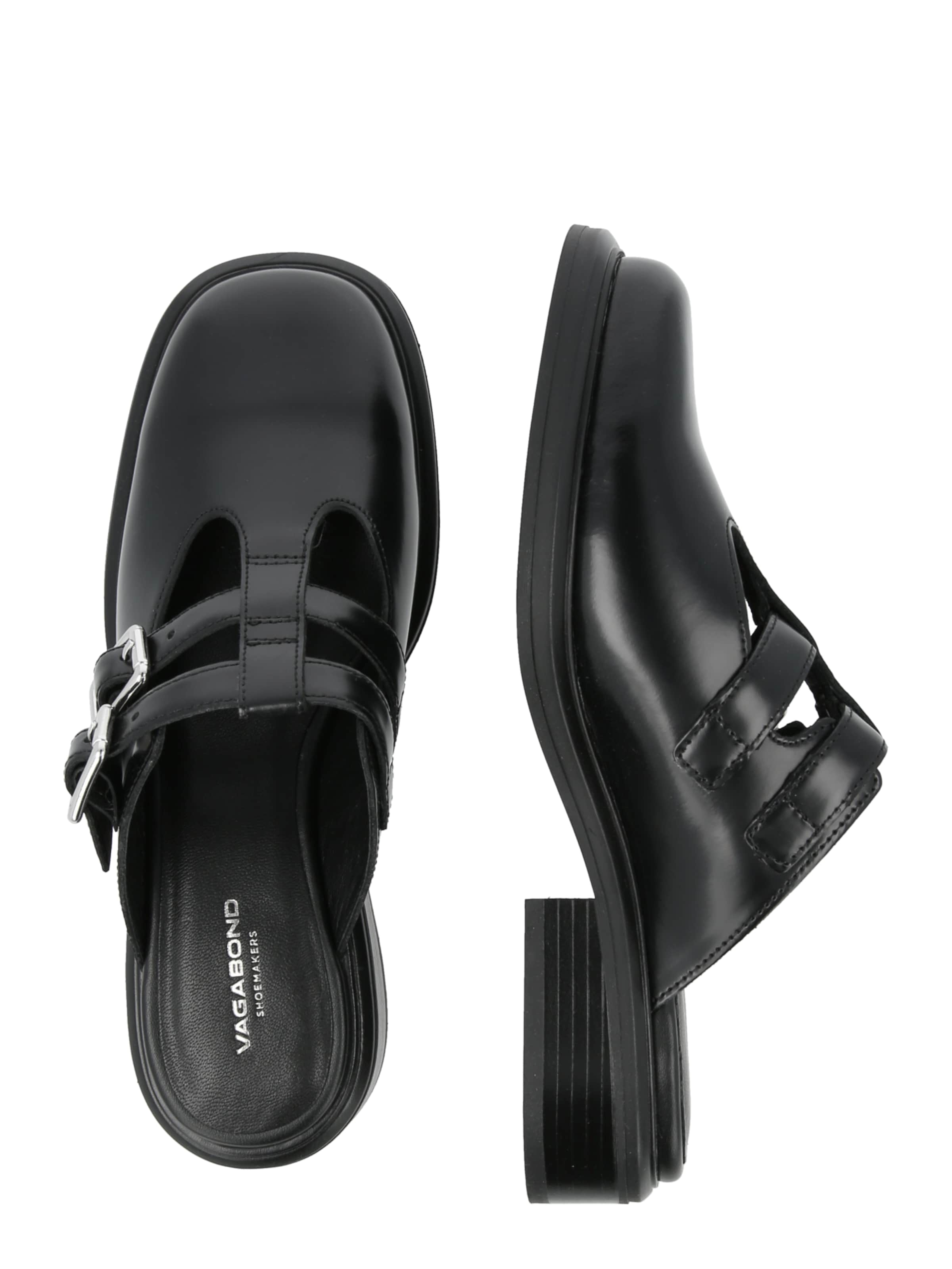 melns VAGABOND SHOEMAKERS Ādas čības 'ELLIS'