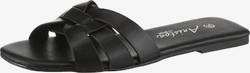Aniston Pantolette in Schwarz: Vorderseite
