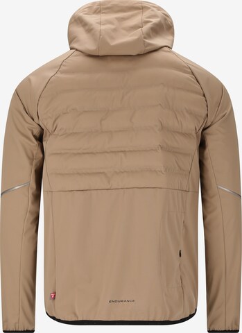 ENDURANCE Athletic Jacket 'Sander' in Brown