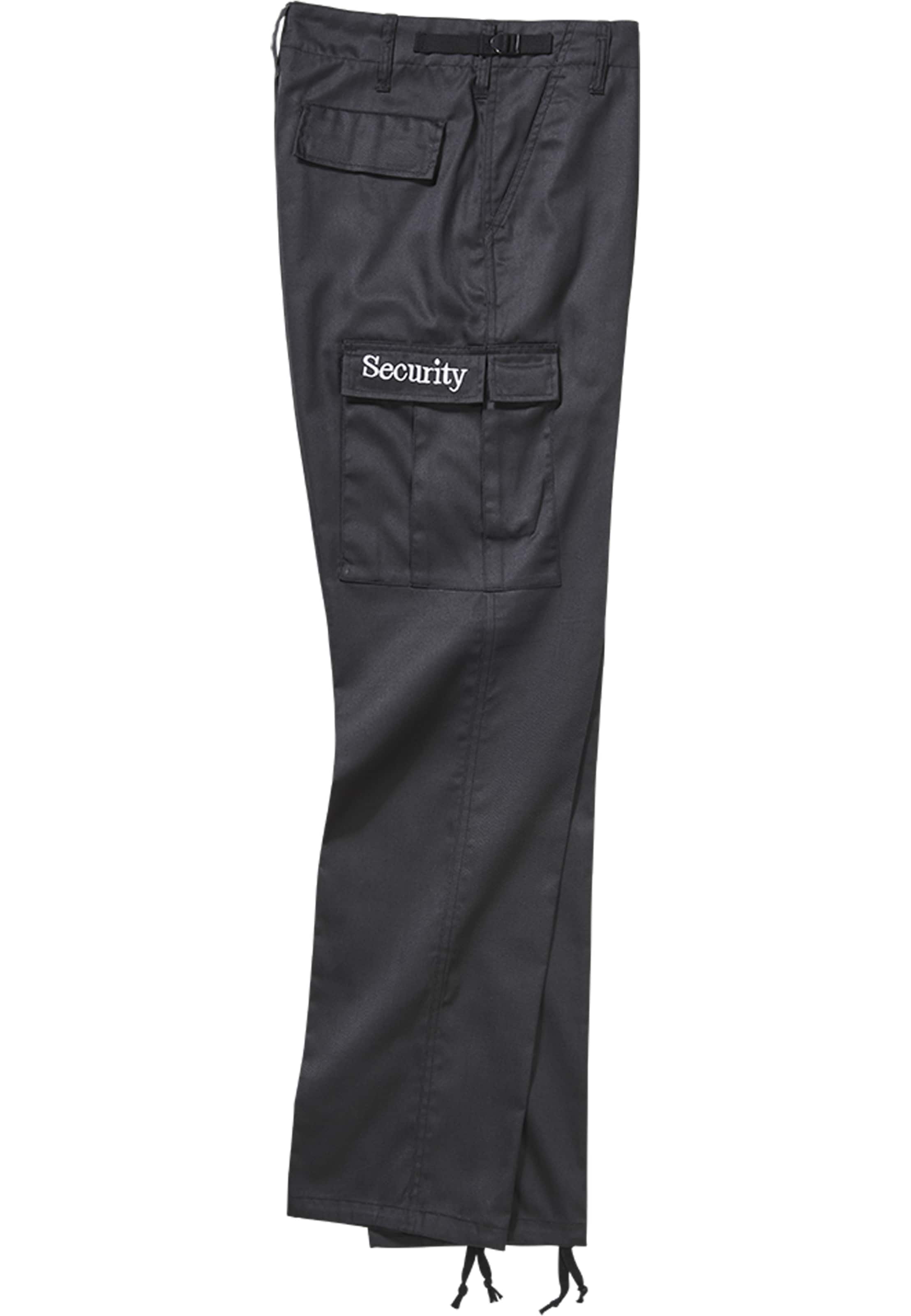 regular Pantaloni cargo 'Security Ranger' di Brandit in nero: frontale