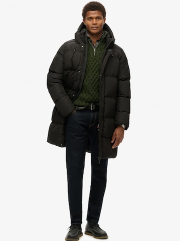 Superdry Winterjas in Zwart