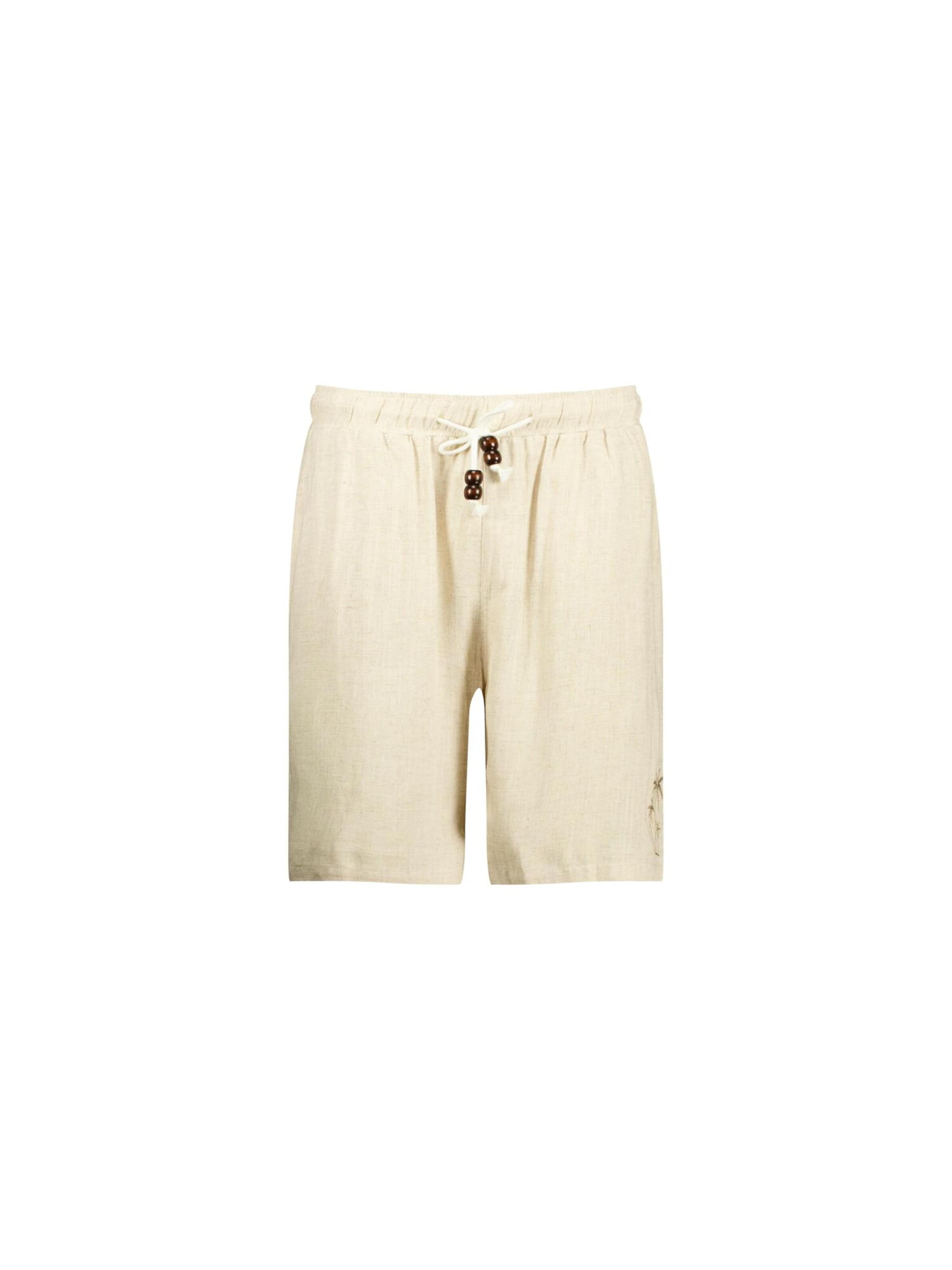 Loosefit Pantalon Deeluxe en beige : devant
