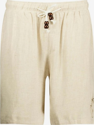 Loosefit Pantalon Deeluxe en beige : devant